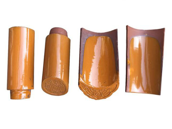 筒瓦廠家-橙黃釉